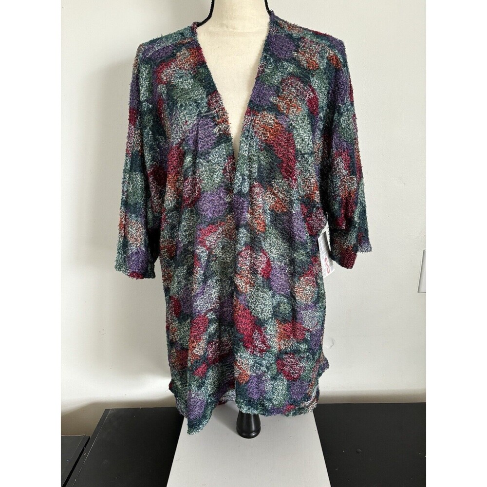 Lularoe Women's Lindsay Multi Color  Kimono Cardigan Size Small NWT